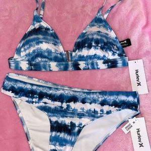 Hurley sky blue bikini set